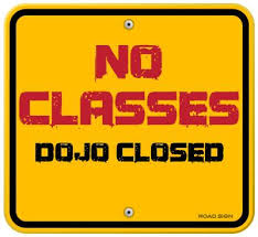Dojo Closed for December Holiday